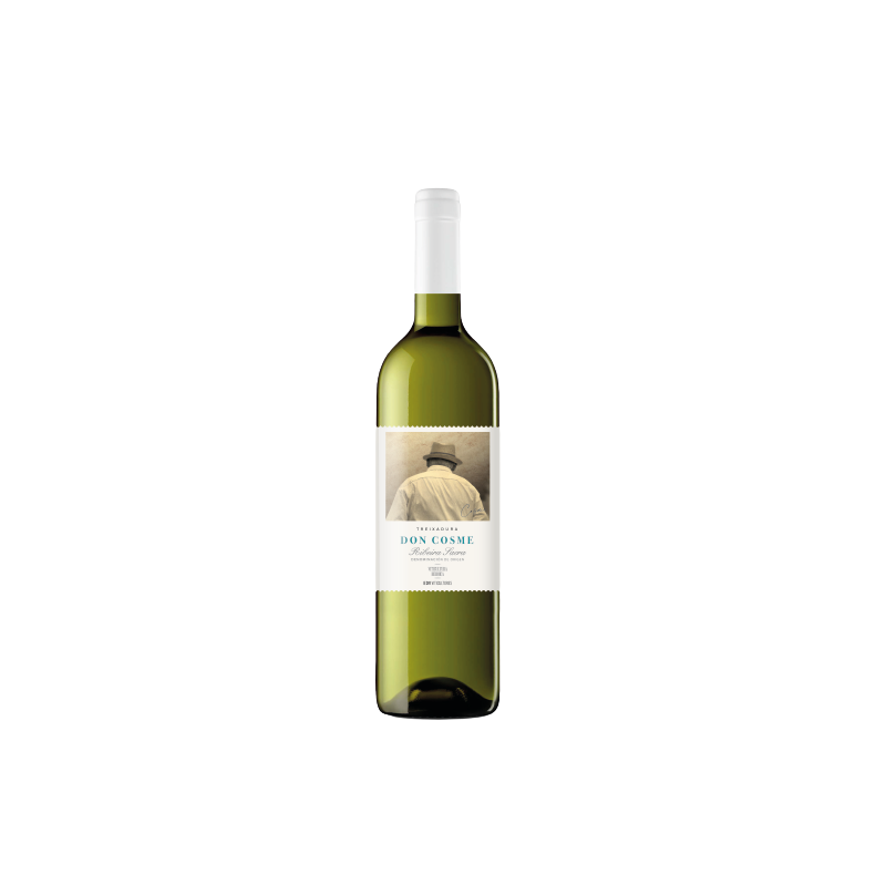 Botella de vino blanco Don Cosme Treixadura