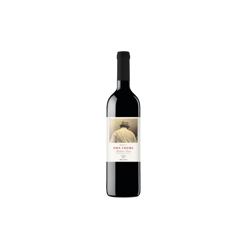 Botella de vino tinto Don Cosme Mencía